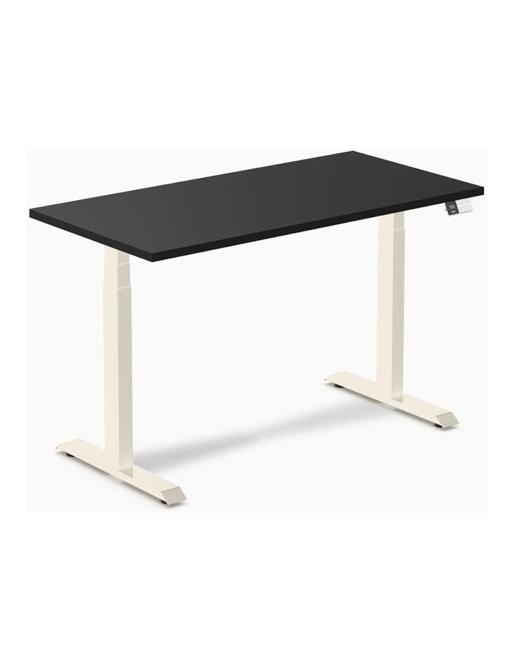 Desky Dual Melamine Sit Stand Desk image 1