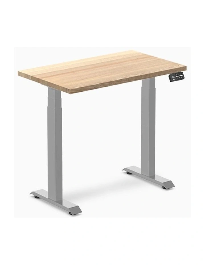 Desky Dual Mini Hardwood Sit Stand Desk image 1