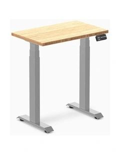 Desky Dual Mini Bamboo Sit Stand Desk