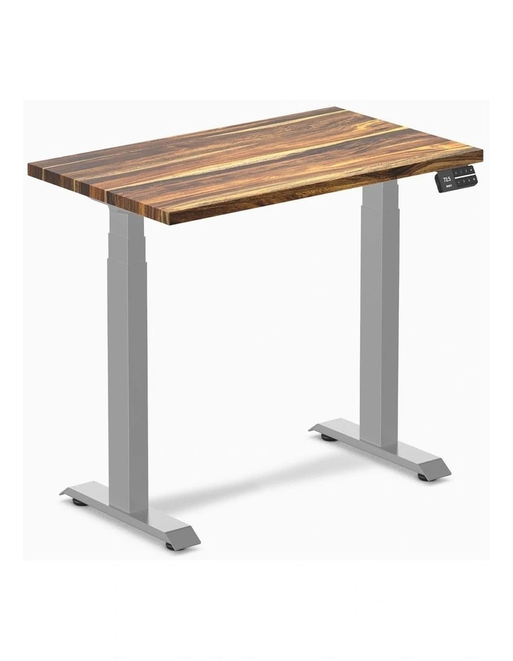 Desky Dual Mini Hardwood Sit Stand Desk image 1