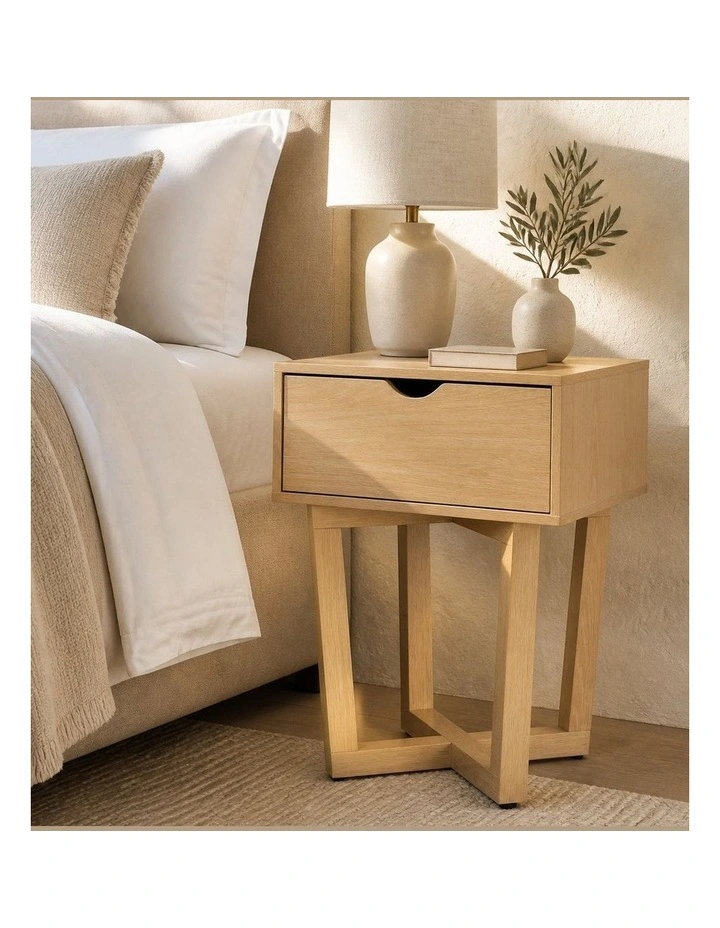 Dane 1 Drawer Bedside Table image 2