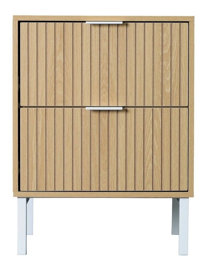 Jonas 2-Drawer Bedside Table Natural image 6