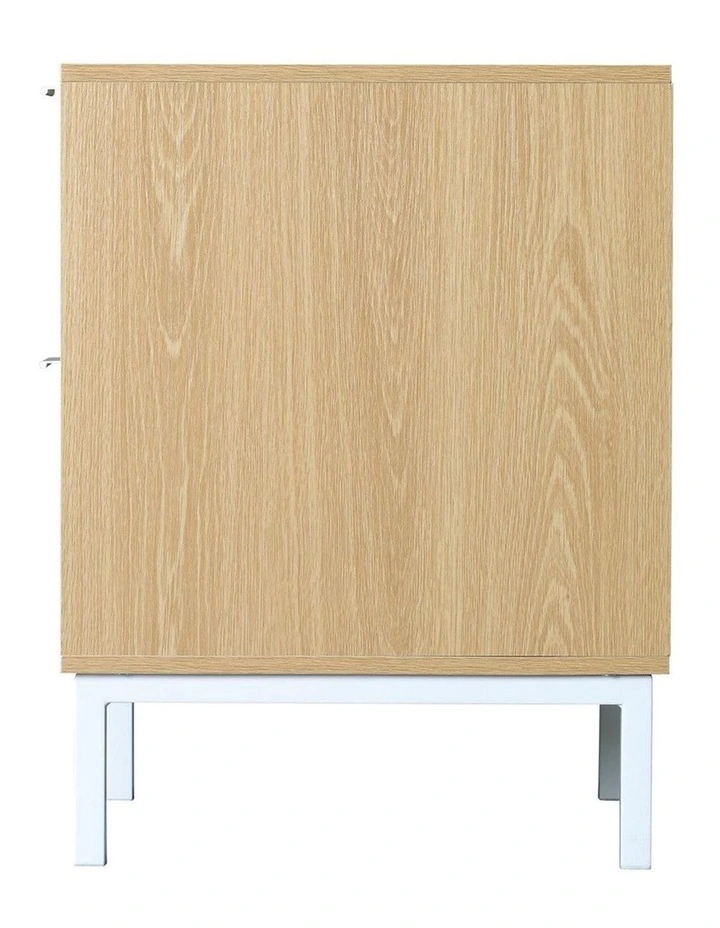 Jonas 2-Drawer Bedside Table Natural image 7