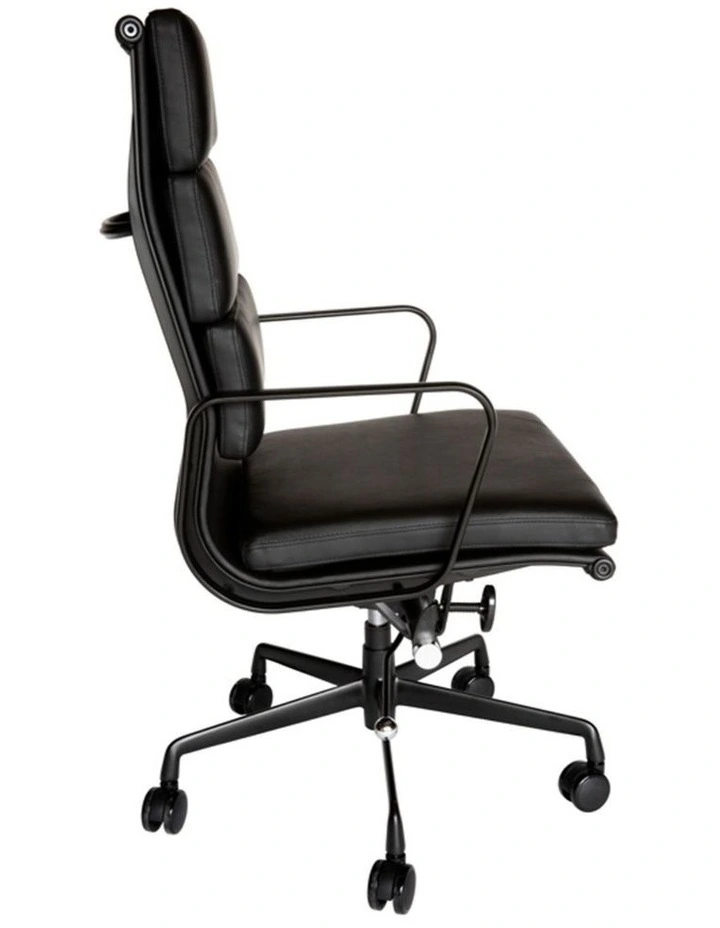 Replica Eames High Back Soft Pad Office Chair, All Black image 3