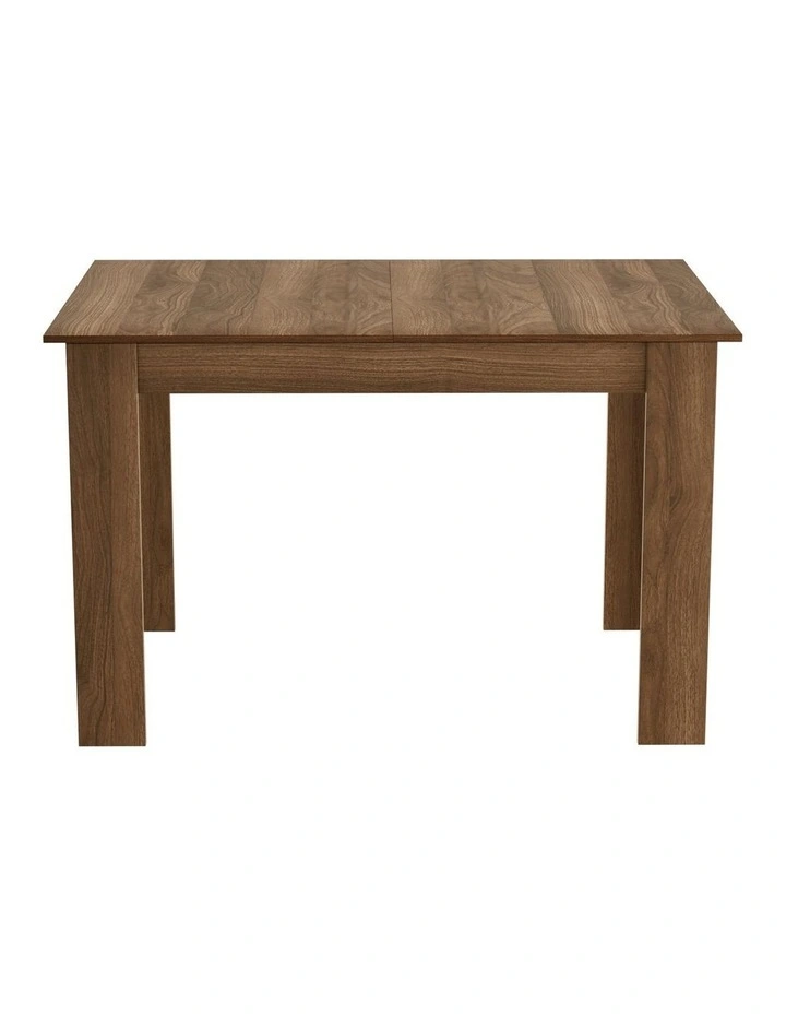 Oikiture 160cm Extendable Dining Table Kitchen Restaurant Cafe Table Walnut image 2