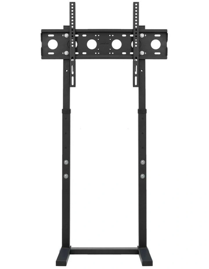 Black Adjustable Free Standing TV Stand with Cable Management for 32-65 Inch Screens image 1