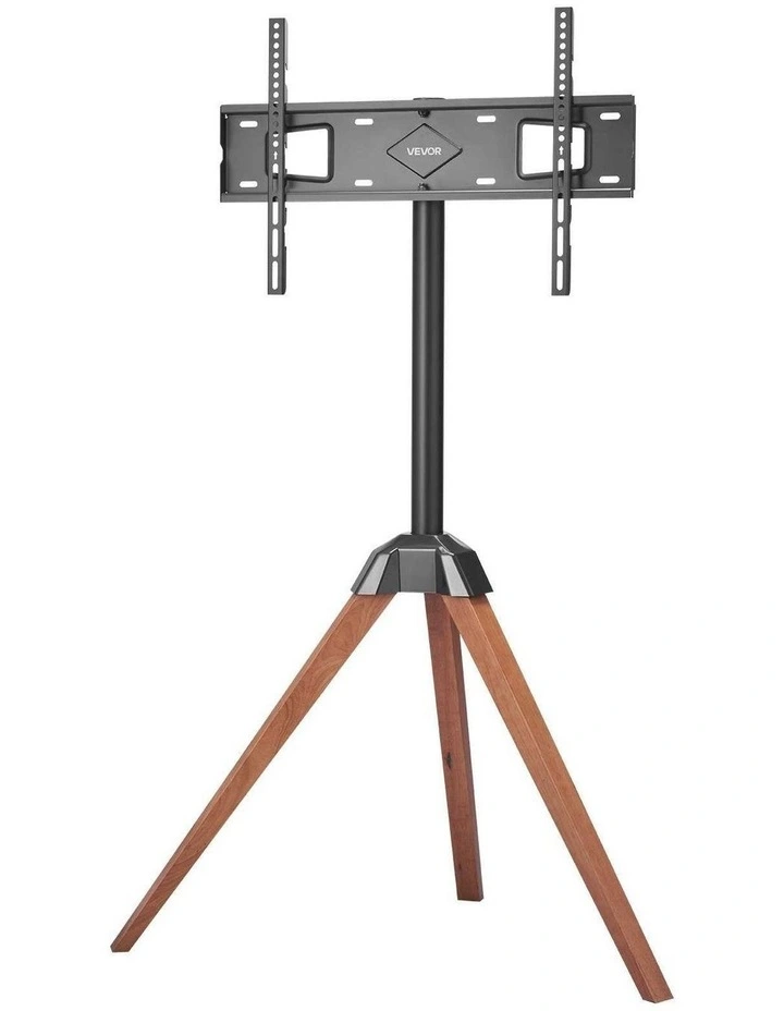 Black Tripod TV Stand 40 to 65 Inch Easel Floor Mount Adjustable image 1