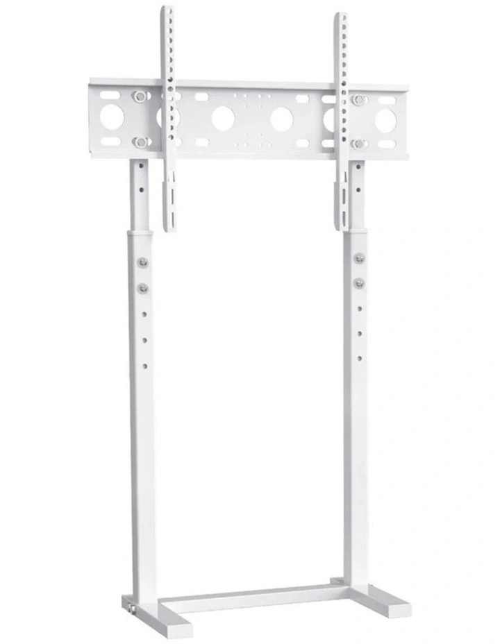 White Adjustable Free Standing TV Stand with Cable Management for 32-65 Inch TVs image 1