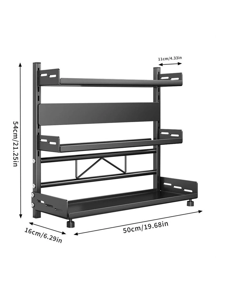 3 Tier Large Kitchen Spice Rack image 4