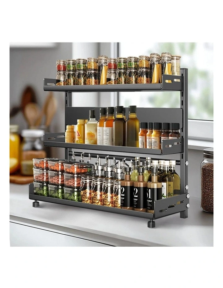 3 Tier Large Kitchen Spice Rack image 6