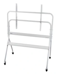 Heavy Duty Rolling TV Stand 35 to 100 Inch Mobile TV Cart Adjustable Mount