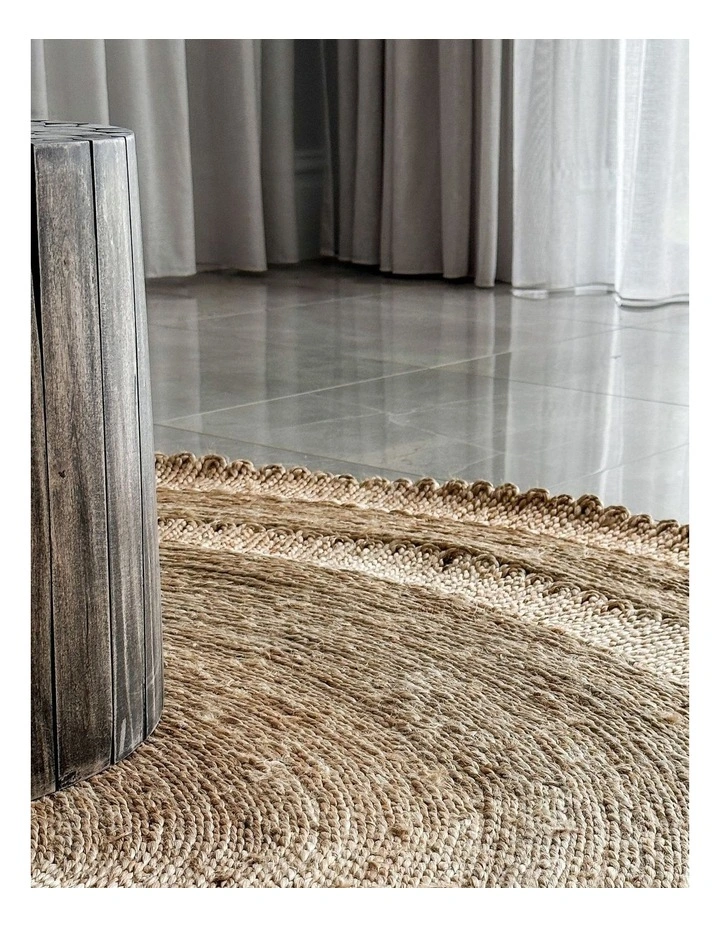 Fab Habitat Musca Round Wooden Side Table in Black image 6