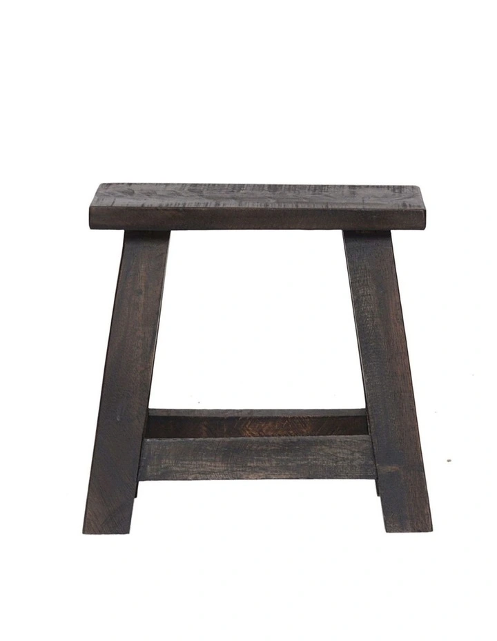 Fab Habitat Apurva Wood Accent Stool in Black image 3