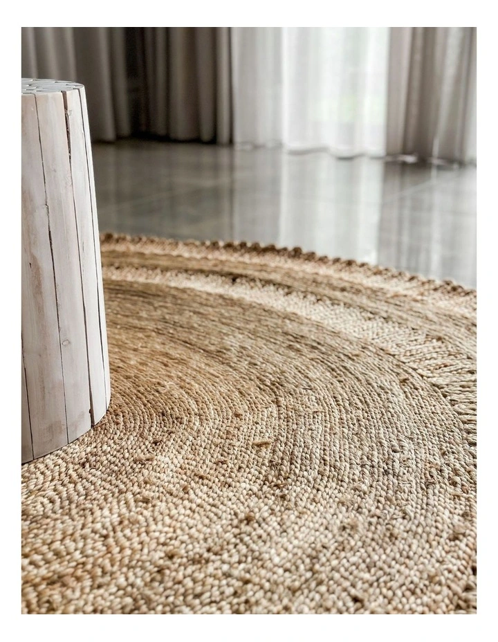 Fab Habitat Musca Round Wooden Side Table in White image 6