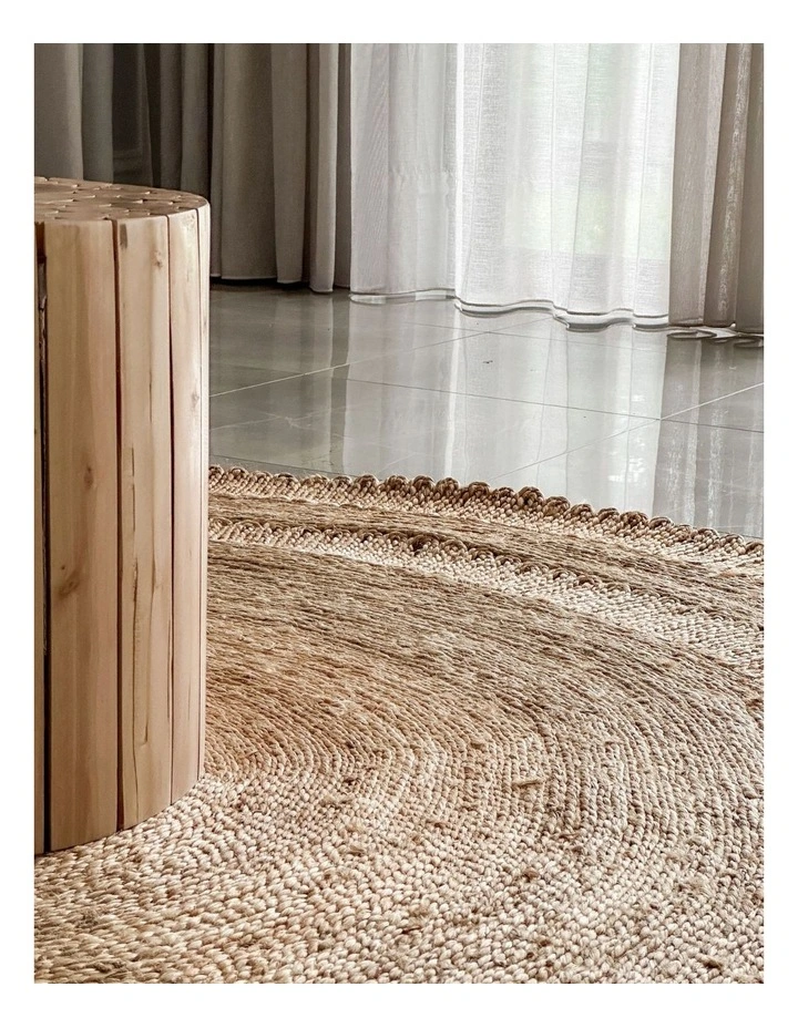 Fab Habitat Musca Round Wooden Side Table in Natural image 5