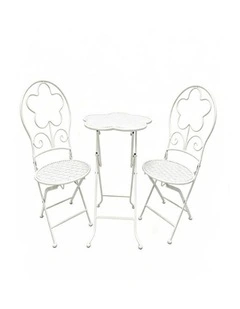Willow & Silk Kiddie Time Bistro Table 2 Chairs Set