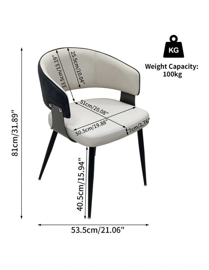 Black Upholstered Dining Chair Crocodile Back Luxury Kitchen Seat Design image 3