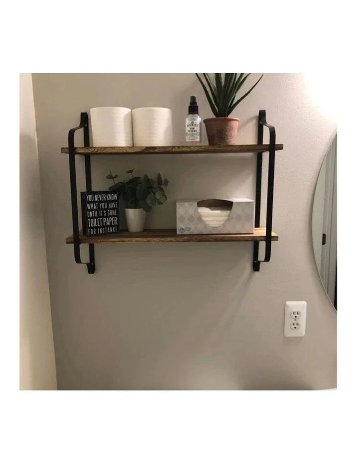 Rustic Wall Floating Shelf image 4