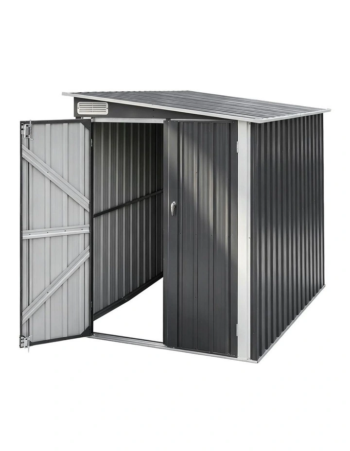 Giantz Garden Shed 118x238cm Lean To Bike Shelter Backyard Outdoor Storage image 3
