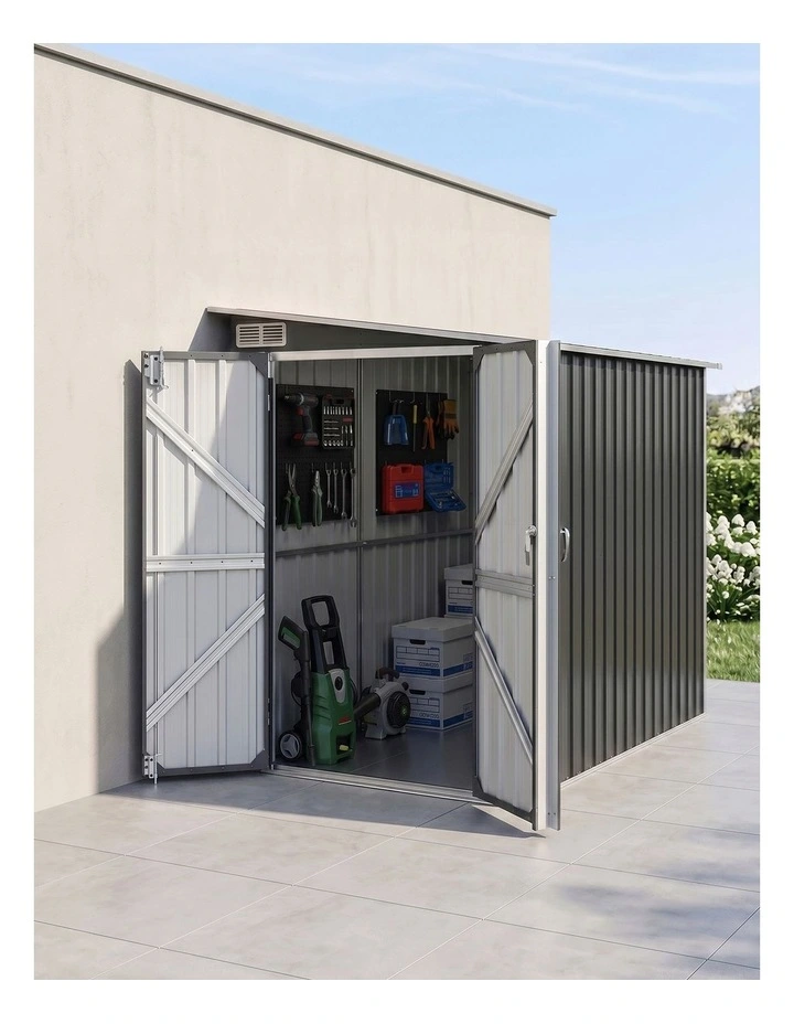 Giantz Garden Shed 118x238cm Lean To Bike Shelter Backyard Outdoor Storage image 6