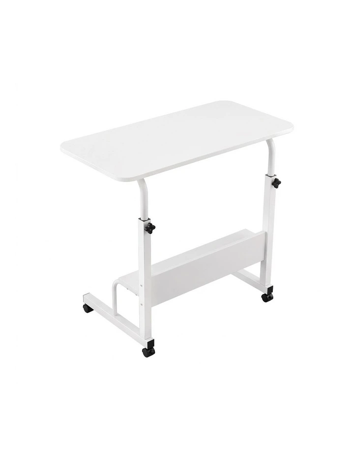 Artiss Laptop Desk Portable Sit Stand Desks Height Adjustable Workstation 80CM White image 1