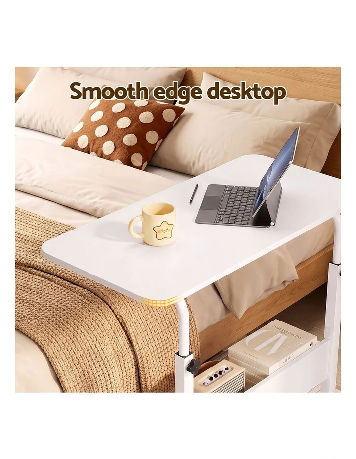 Artiss Laptop Desk Portable Sit Stand Desks Height Adjustable Workstation 80CM White image 4