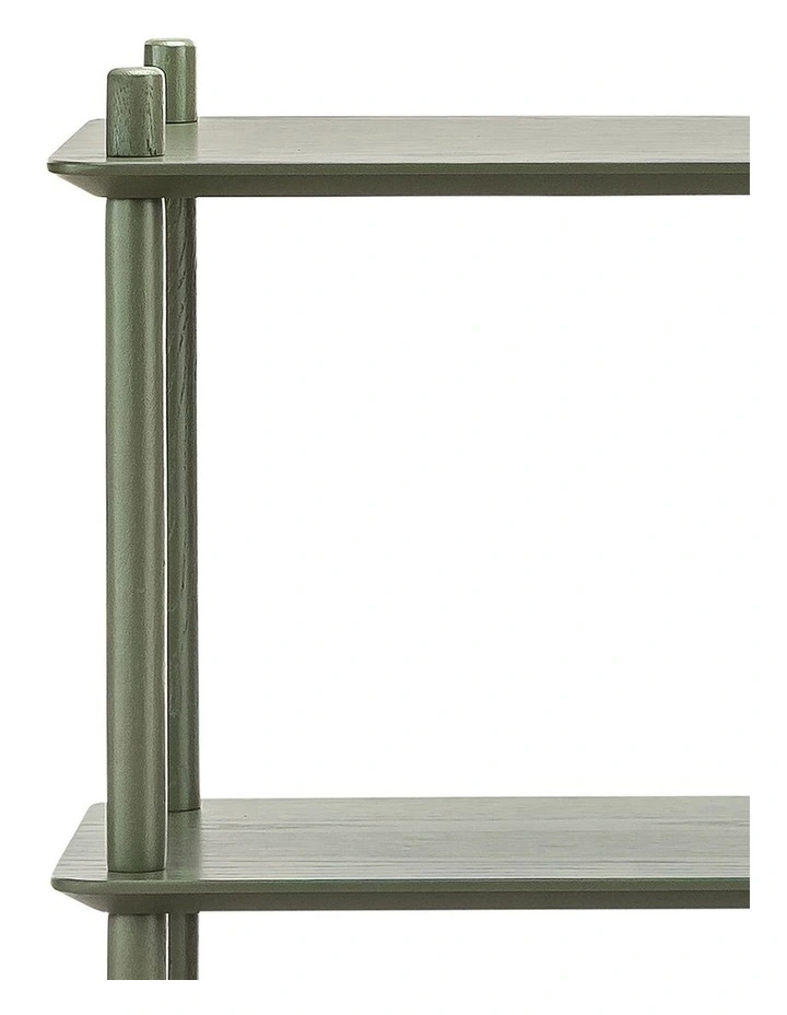 Rakk 3 Tier Low Bookshelf in Olive Green image 4