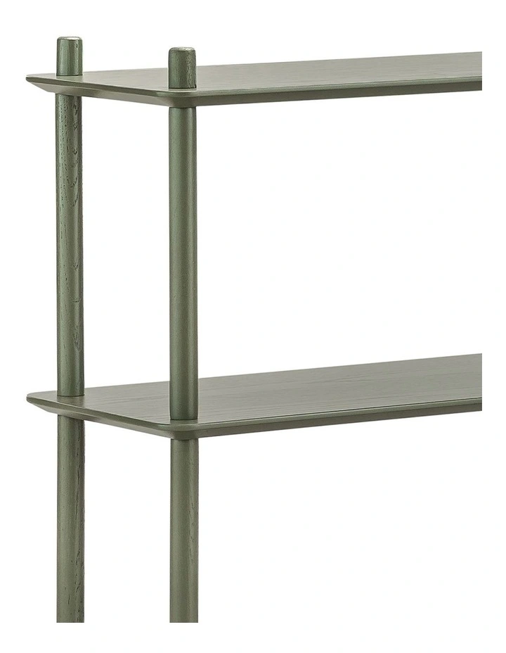 Rakk 3 Tier Low Bookshelf in Olive Green image 5
