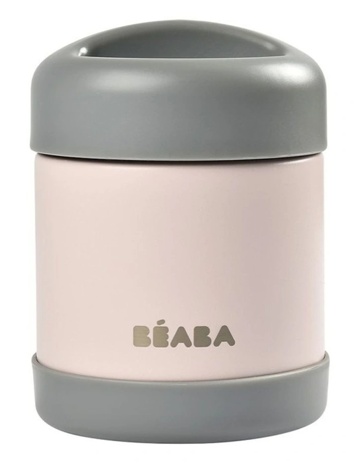 Stainless Steel Insulated Food Jar 300ml - Dark Mist/Light Pink image 1