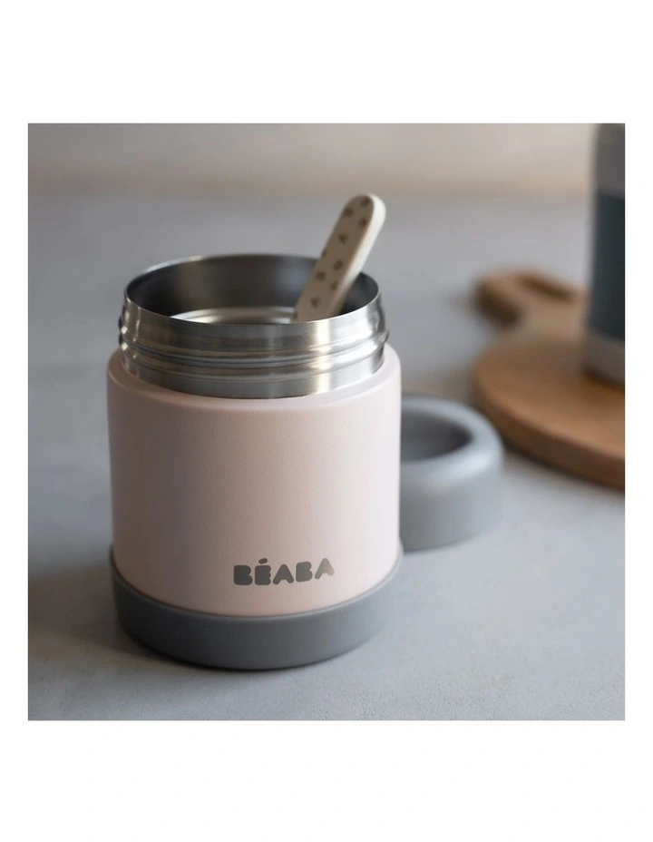 Stainless Steel Insulated Food Jar 300ml - Dark Mist/Light Pink image 5