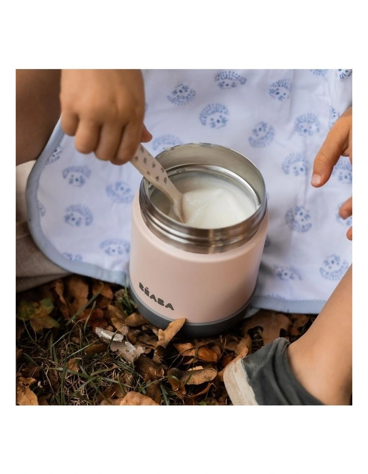 Stainless Steel Insulated Food Jar 300ml - Dark Mist/Light Pink image 6