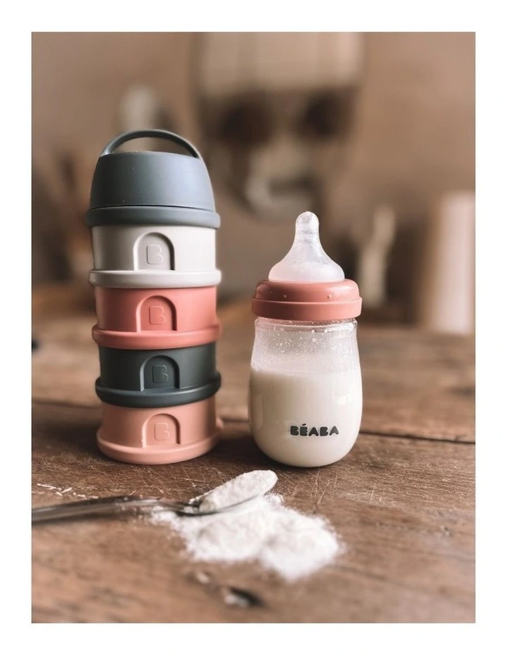 Formula & Snacks Container - Mineral Grey/Pink image 3