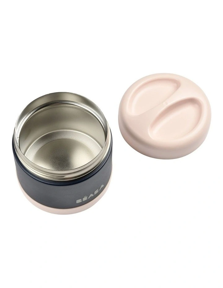 Stainless Steel Insulated Food Jar 500ml - Light Pink/Night Blue image 3