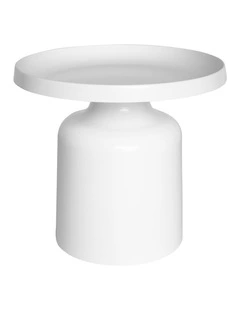 Pillar Round Metal Side Table