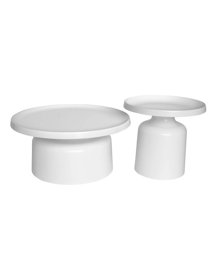 Pillar Round Metal Side Table image 5