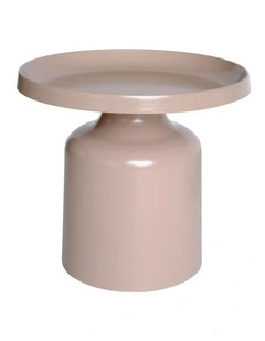 Pillar Round Metal Side Table