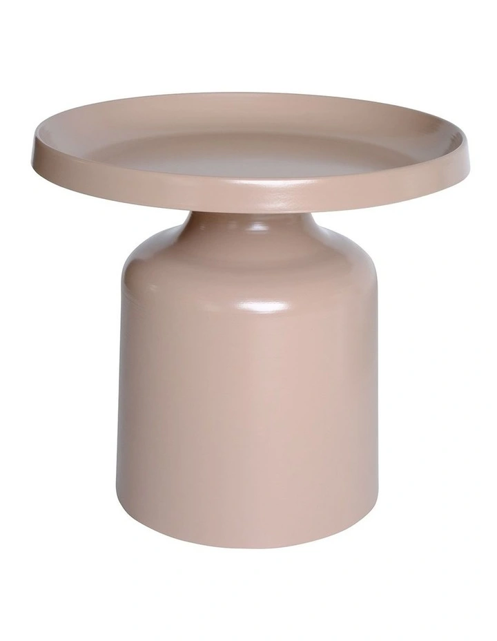 Pillar Round Metal Side Table image 1