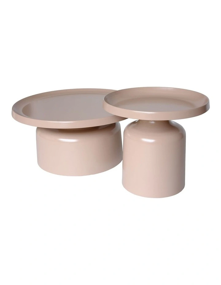 Pillar Round Metal Side Table image 4