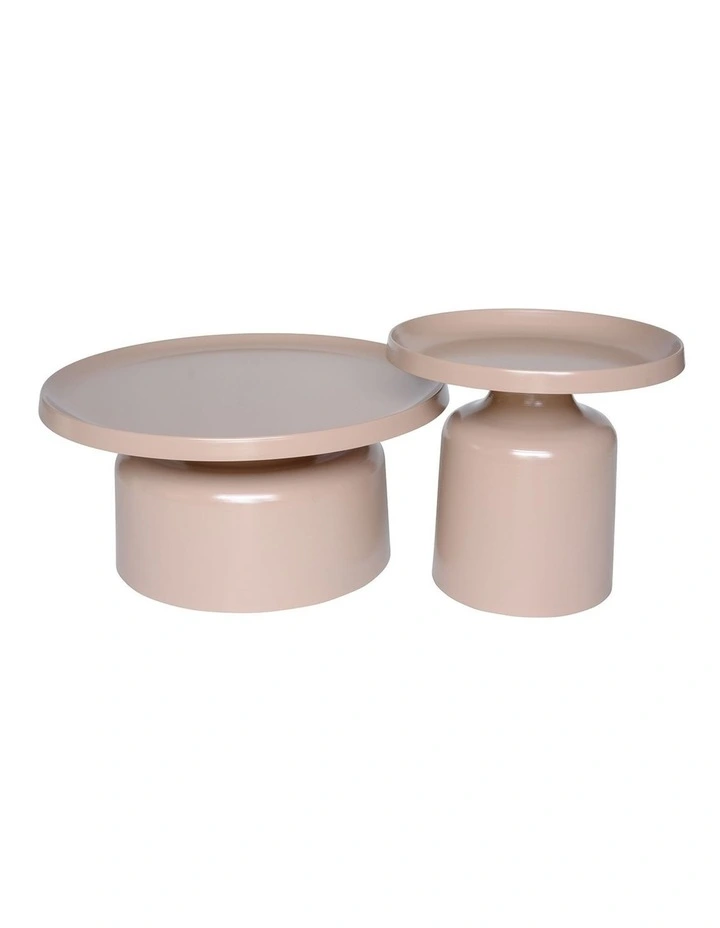 Pillar Round Metal Side Table image 5