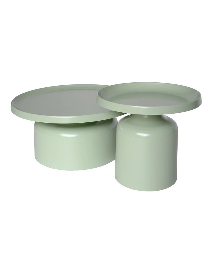 Pillar Round Metal Side Table image 4