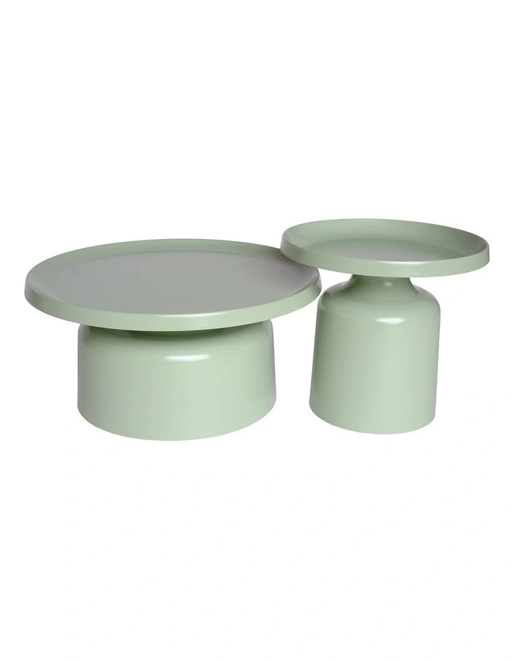 Pillar Round Metal Side Table image 5
