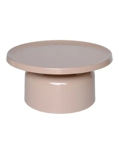 Pillar Round Metal Coffee Table
