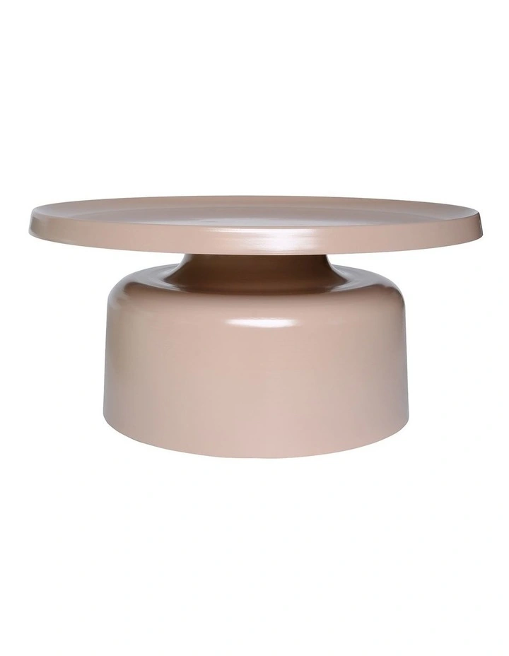 Pillar Round Metal Coffee Table image 2