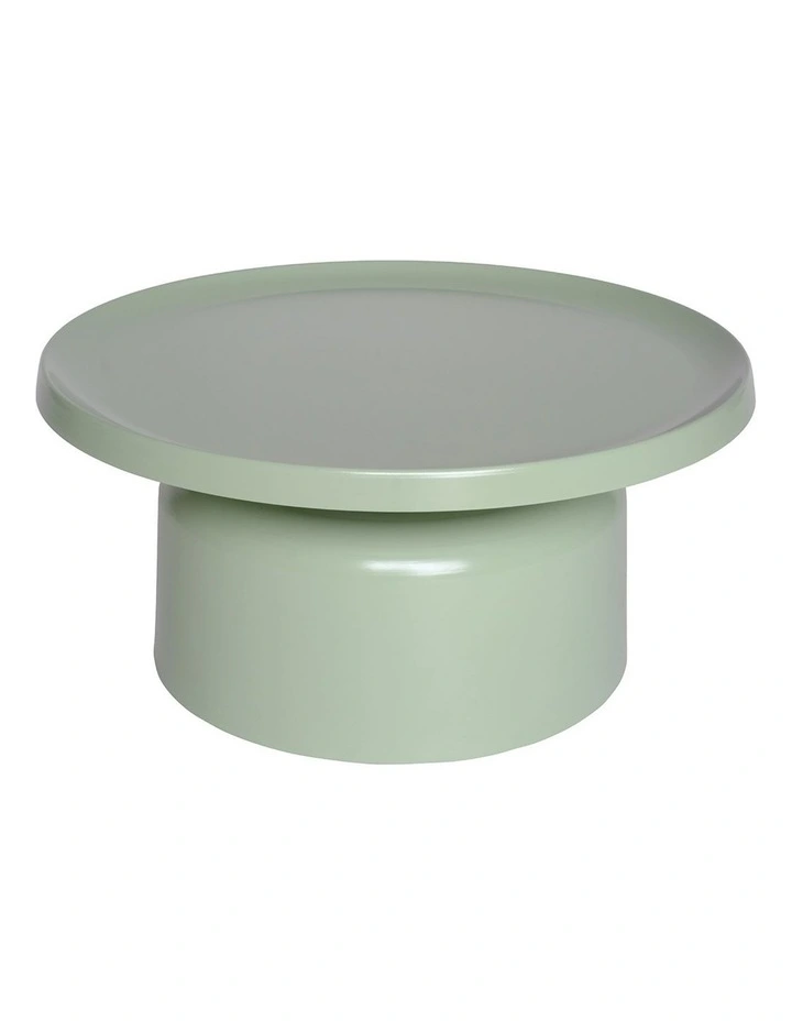 Pillar Round Metal Coffee Table image 1