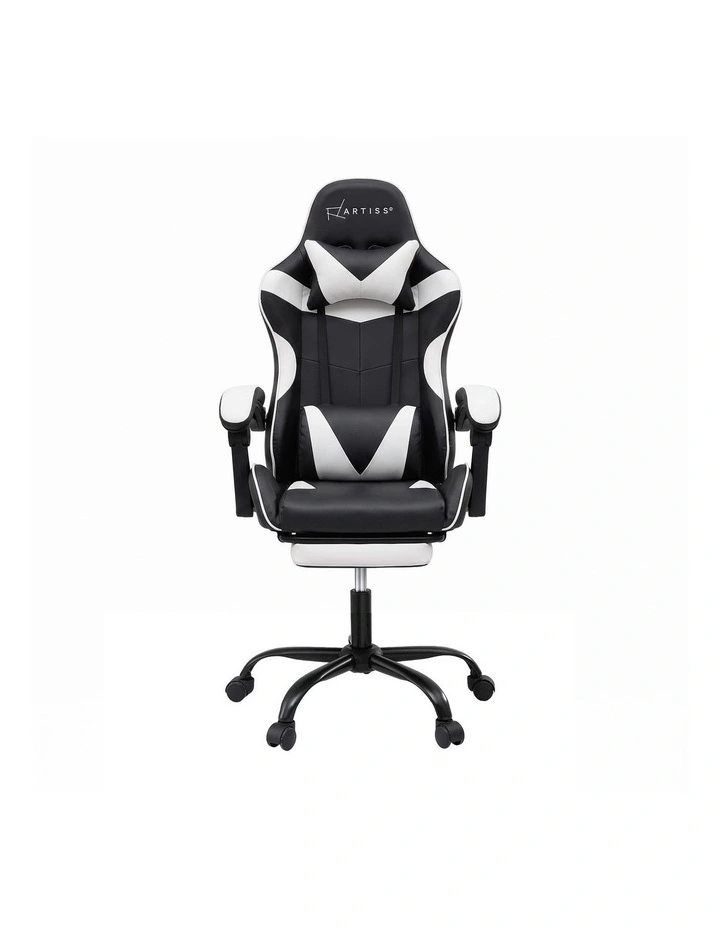 Artiss Ergonomic Gaming Office Chair with 2 Point Message Black image 3