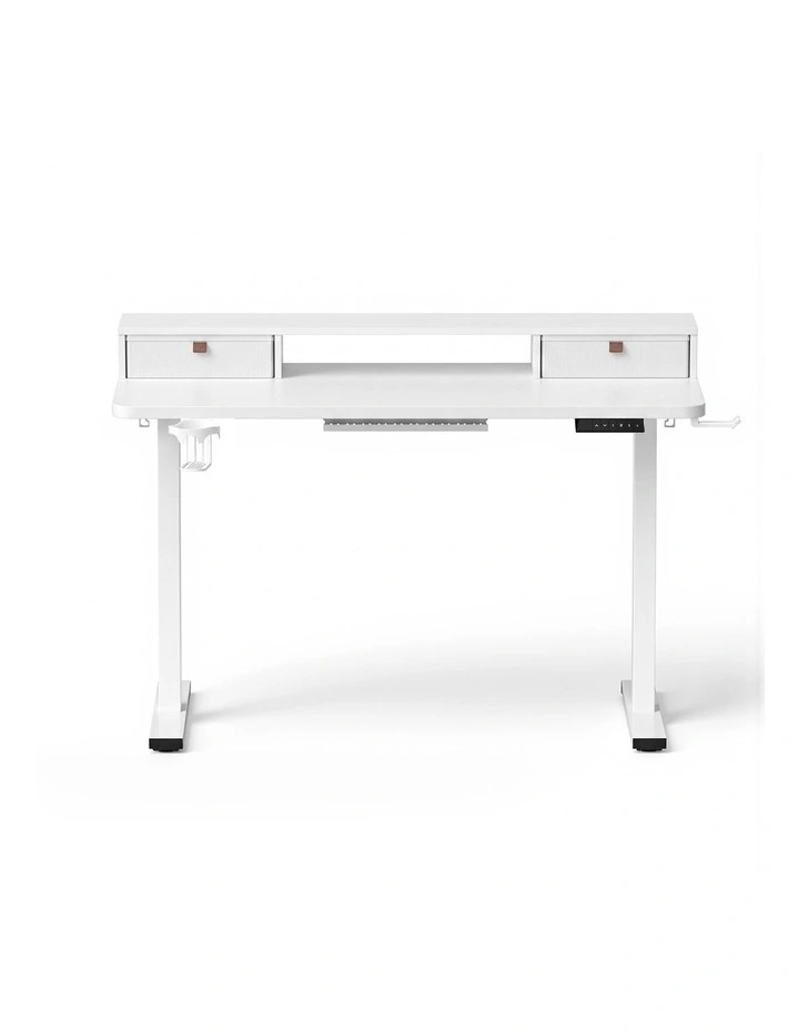 Artiss Electric Standing Desk Height Adjustable Home Office 120cm White image 3
