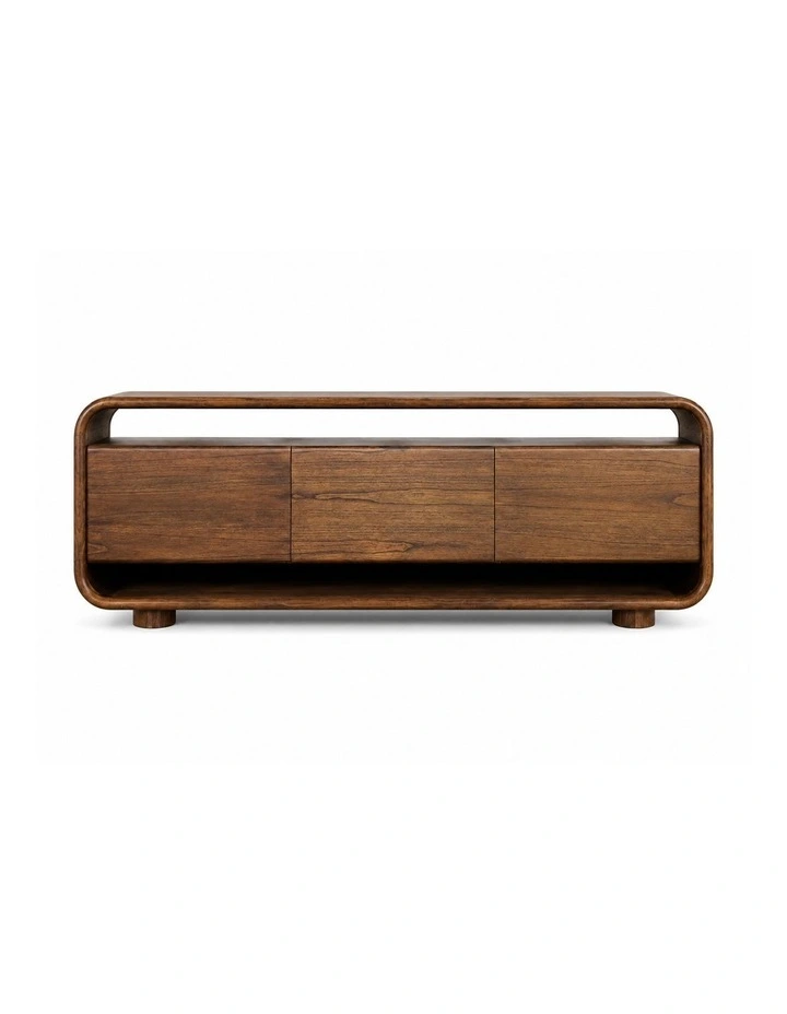 Saku - Entertainment Unit - Mocha Brown Wood image 1