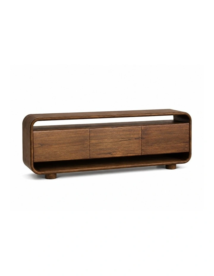 Saku - Entertainment Unit - Mocha Brown Wood image 3