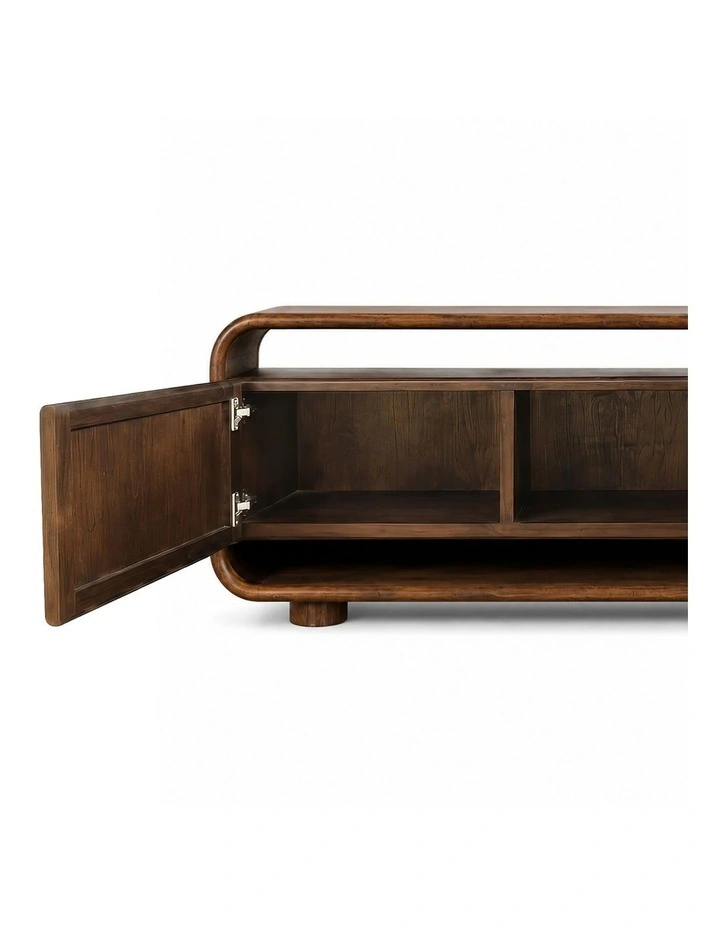 Saku - Entertainment Unit - Mocha Brown Wood image 4