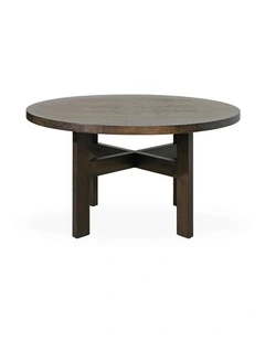 Arlo Dining Table Round - Smoke Ash Wood